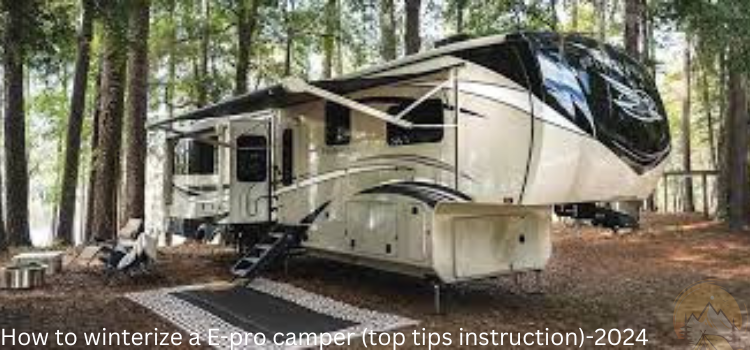How to winterize a E-pro camper (top tips instruction)-2024